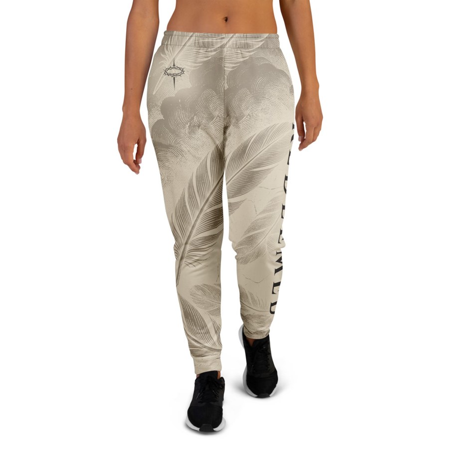 REDEEMED joggers — on-body, right side